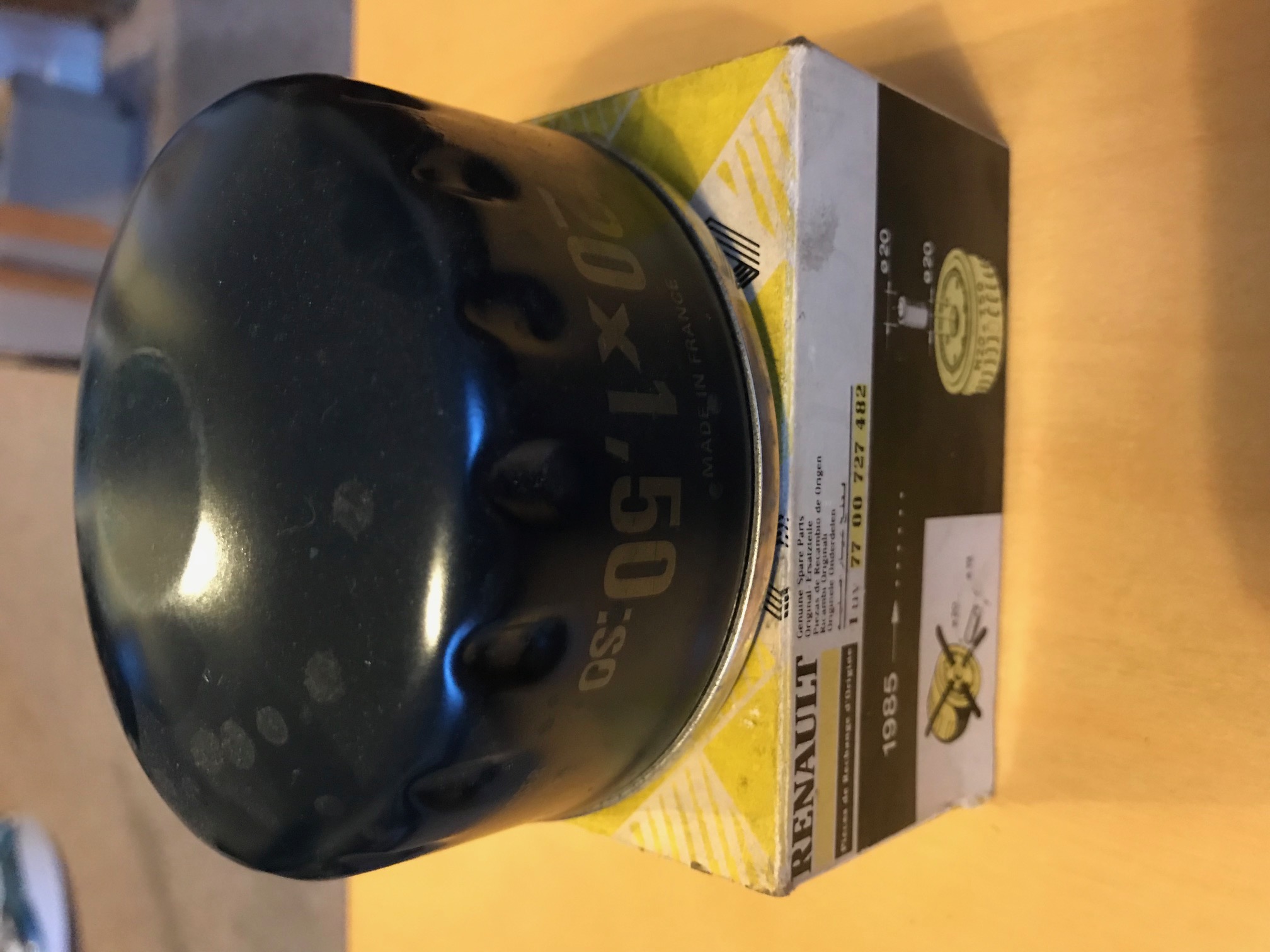 Genuine Renault 5 GT Turbo Oil Filter Genuine Renault 5 GT Turbo Oil Filter